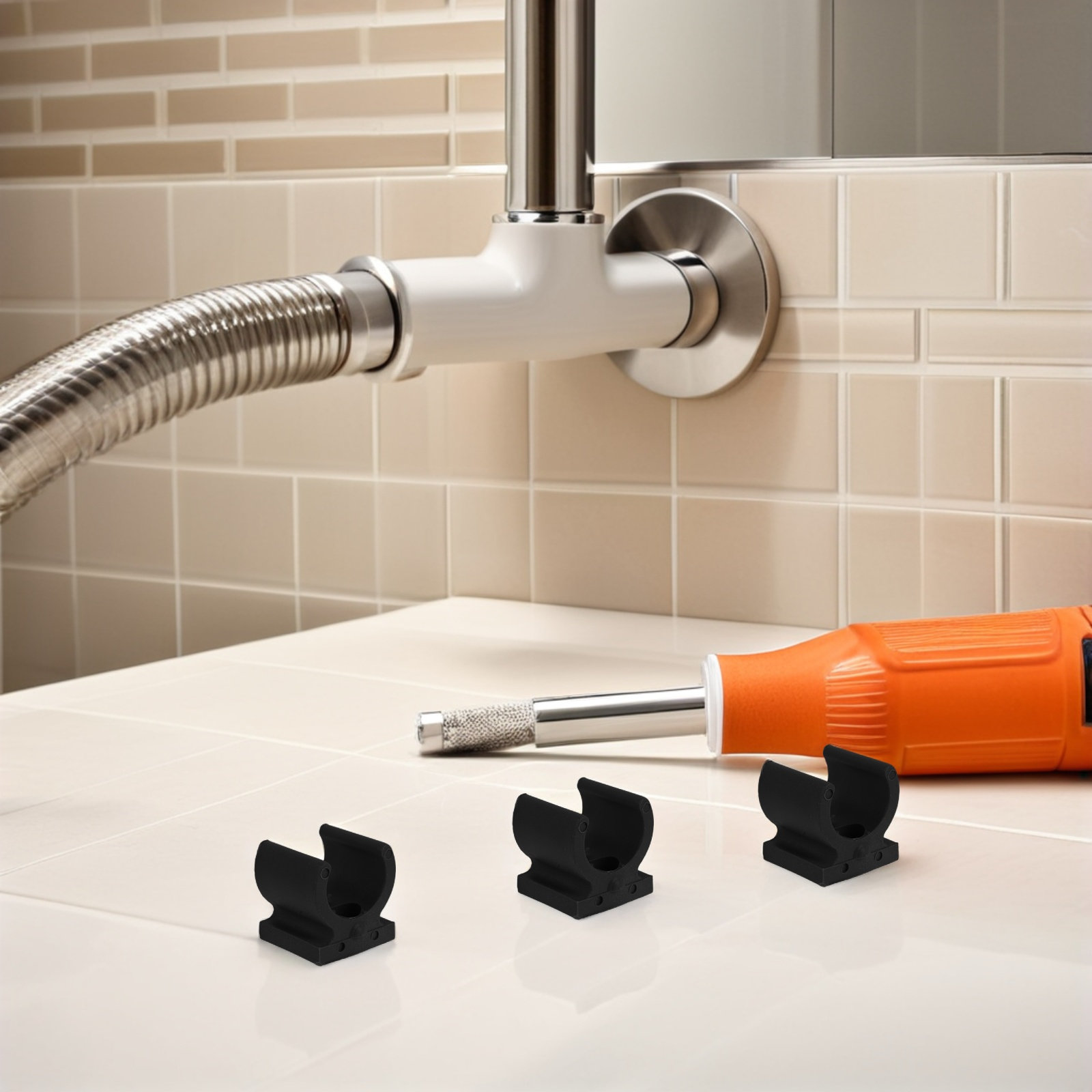 คลิปพลาสติกยึดท่อเก้าอี้สุขภัณ - Plastic Pipe Clip บทวิจารณ์และราคา
