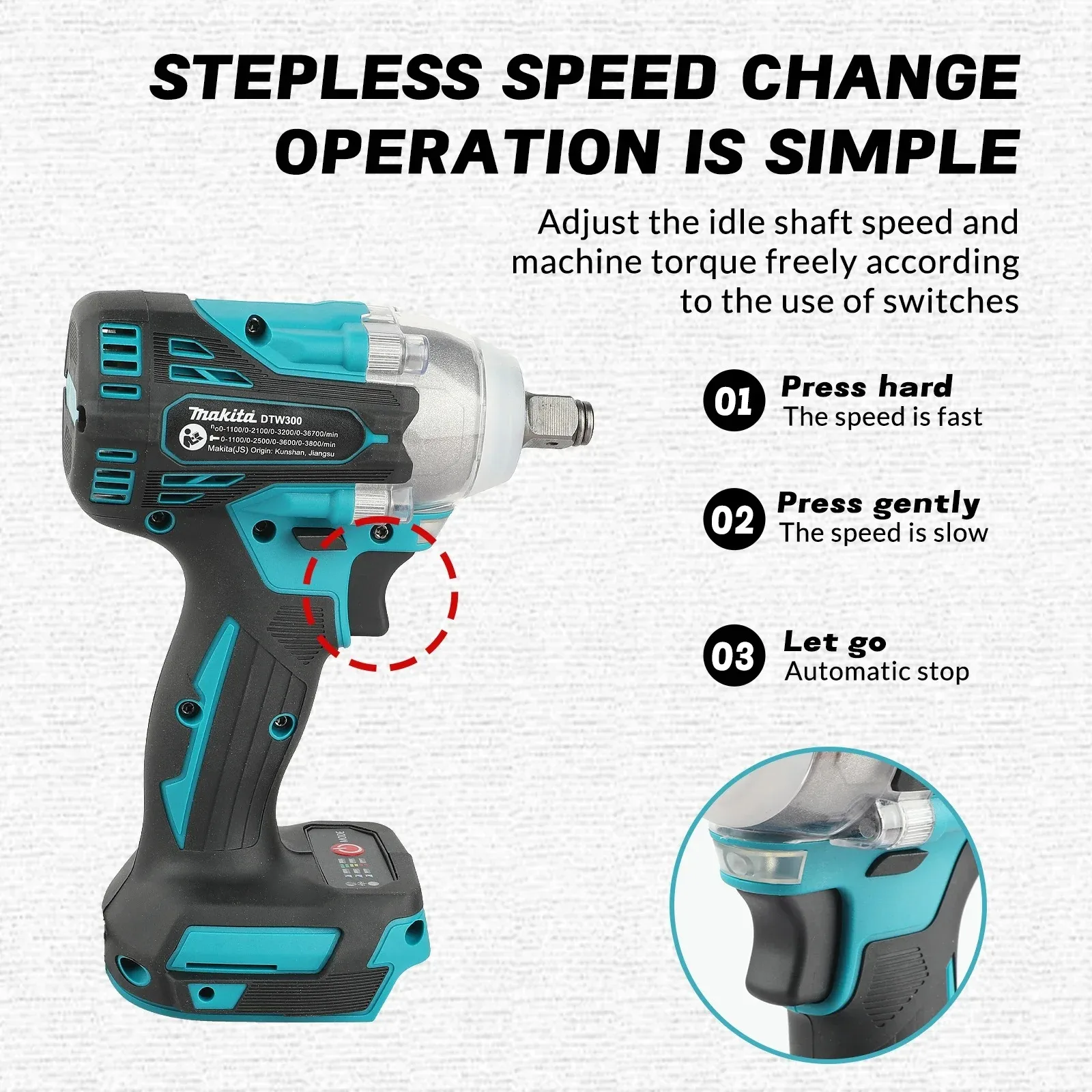 มาคิตะ DTW300 ประแจกระแทกไร้สา - Makita Drill Dtw300 บทวิจารณ์และราคา
